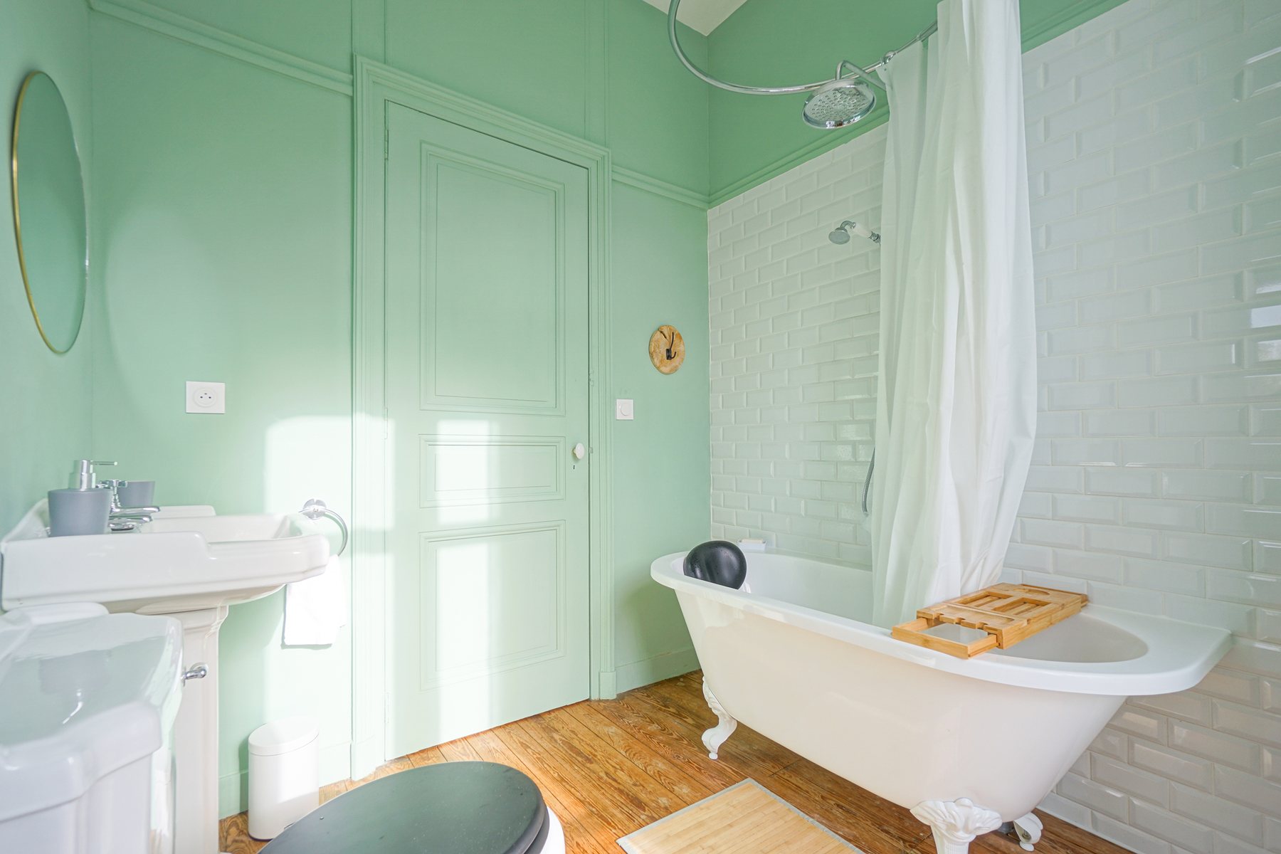 Une salle de bain du manoir
