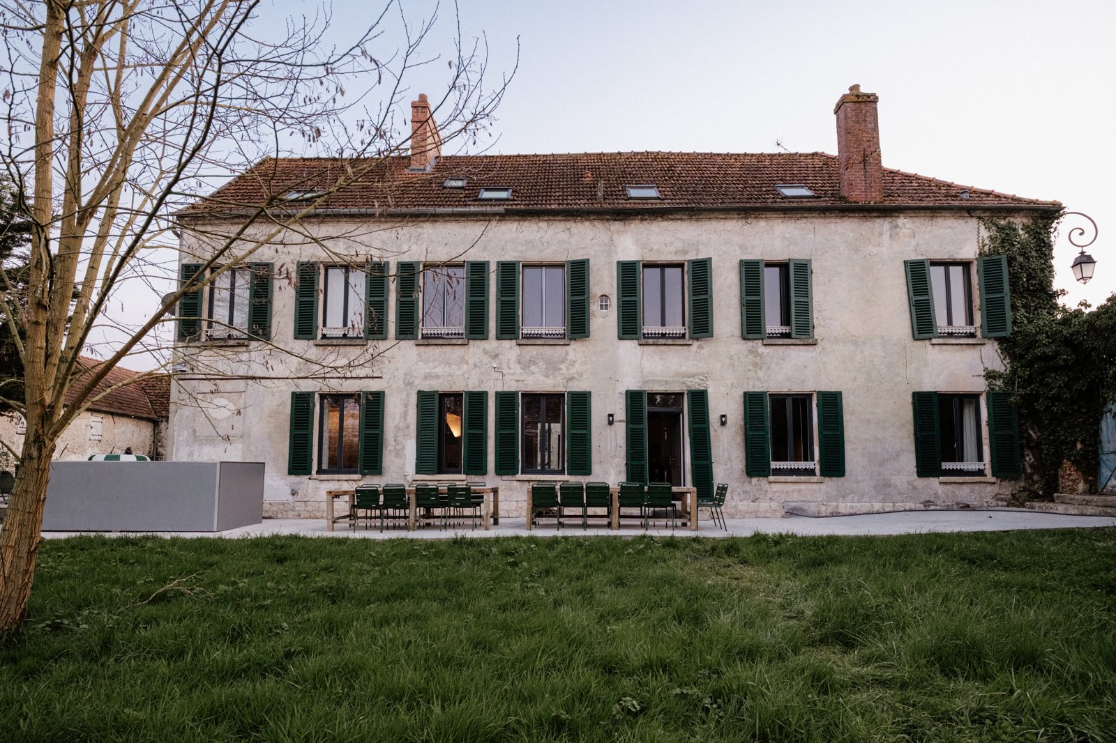 Façade de la maison du Plessis-Placy
